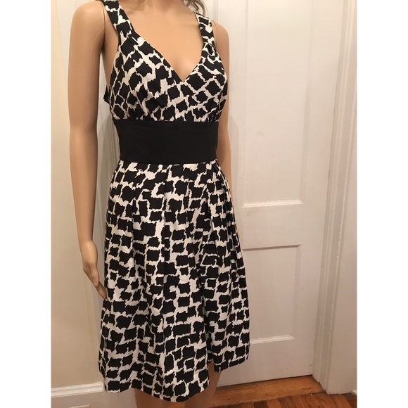 black white sundress